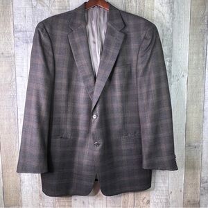 Hart Schaffer Marx 18 87 Belk Jacket Lined Inside Pockets 2 Button Front